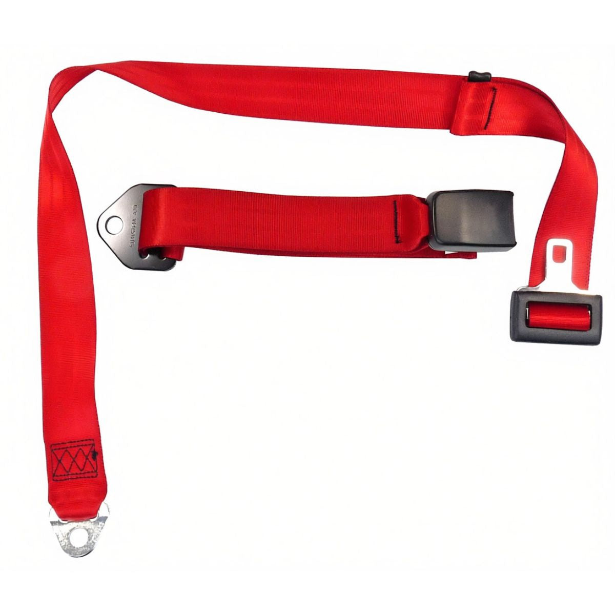 Seat Belt Centre Lap (Red - Adjustable Web Stalk) Holden / Ford - K2258R
