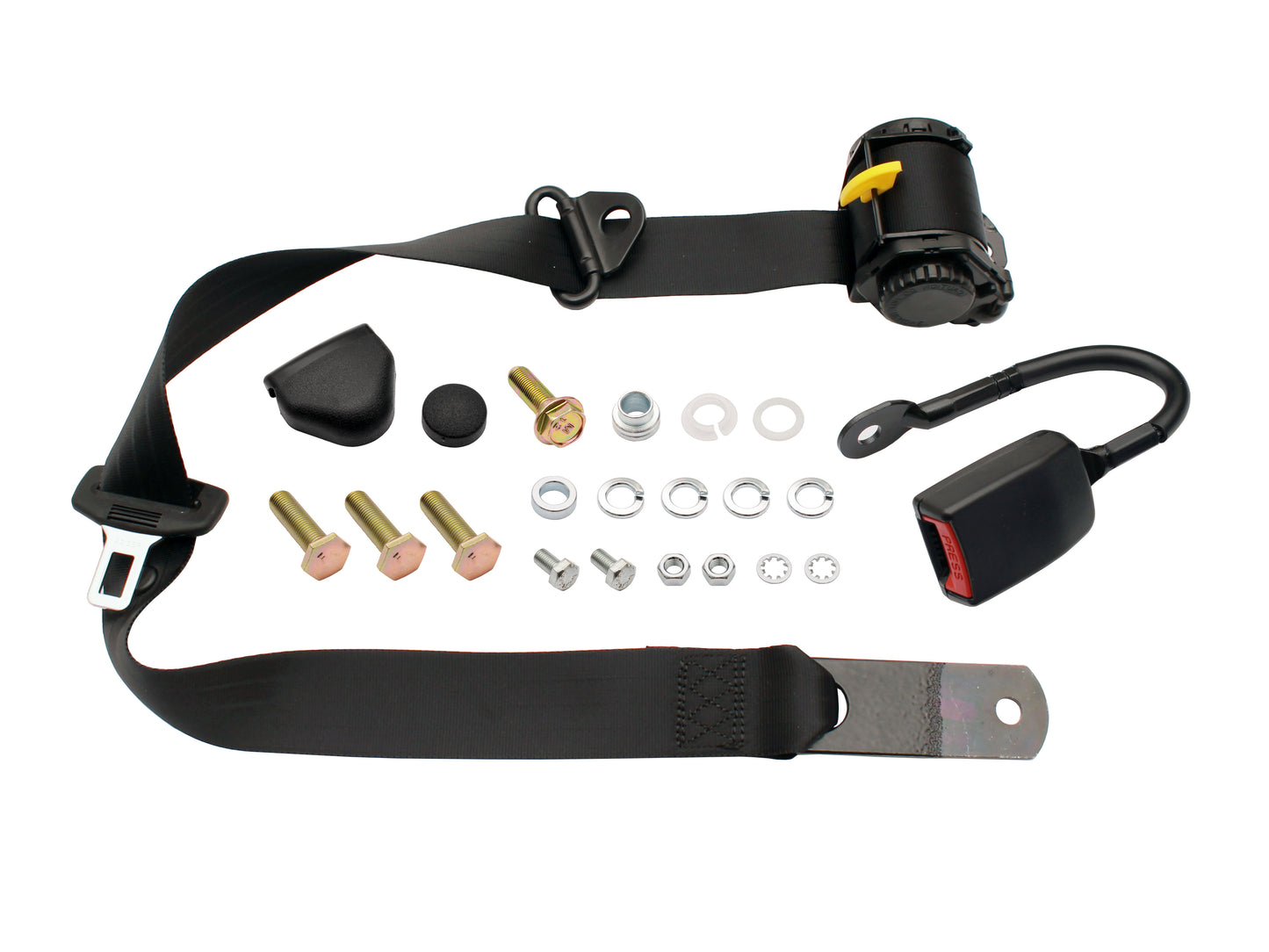 Seat Belt Inertia Black WB Statesman & 1Tonne RH Buckets 80-88 - K3626