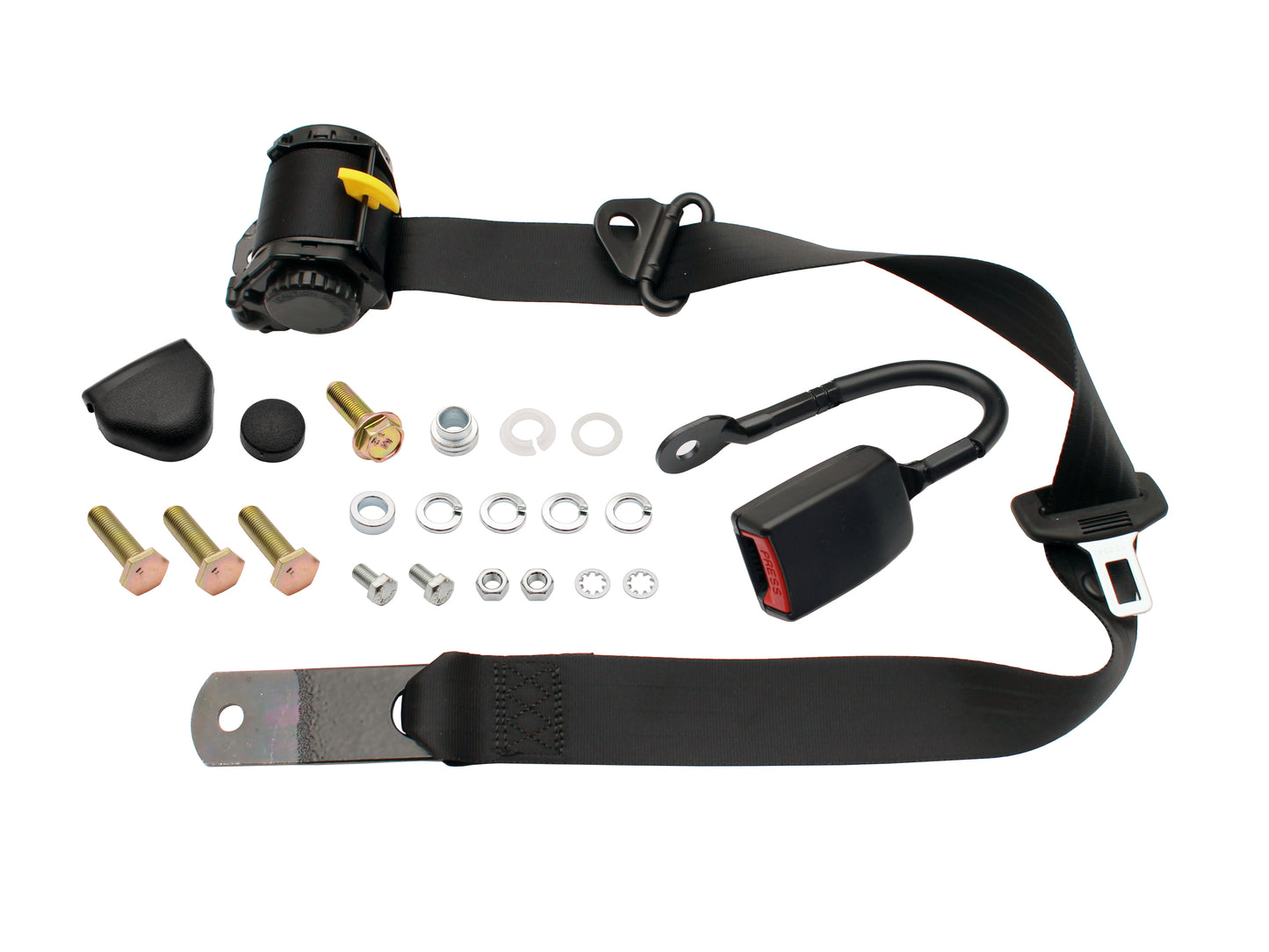 Seat Belt Inertia Black WB Statesman & 1Tonne LH Buckets 80-88 - K3627