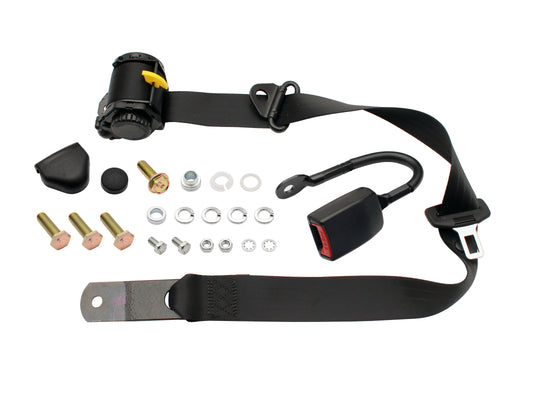 Seat Belt Inertia Black WB Statesman & 1Tonne LH Buckets 80-88 - K3627