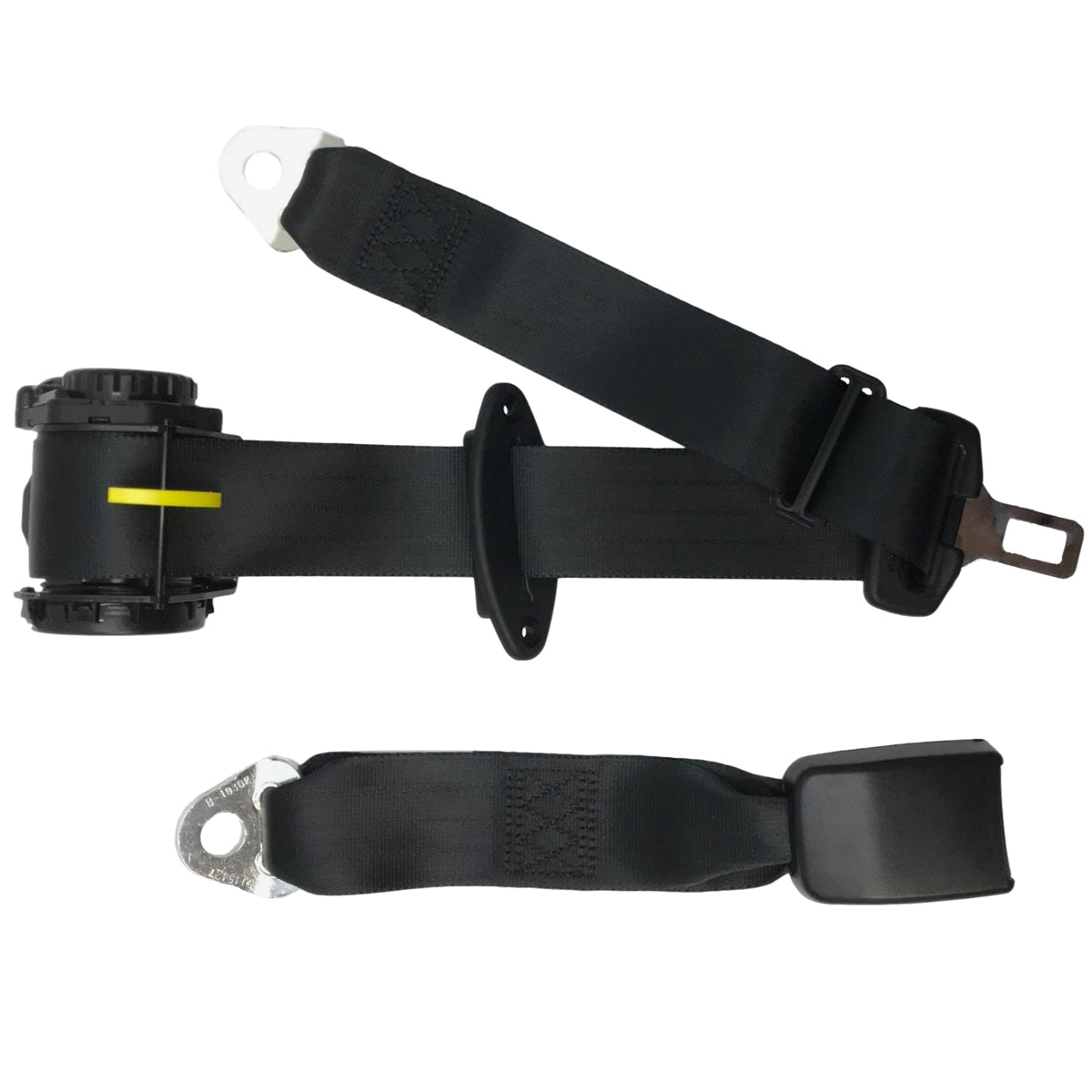 Seat Belt 180/180 Inertia Reel Horizontally Mounted Under Shelf 275mm Webbing - K5186