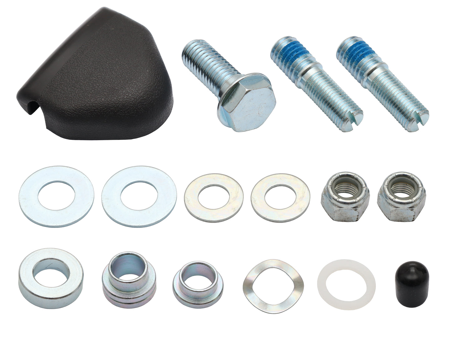 Seat Belt Lap Sash Conversion Fitting kit 1/2 UNC, 3 Piece  - K8563