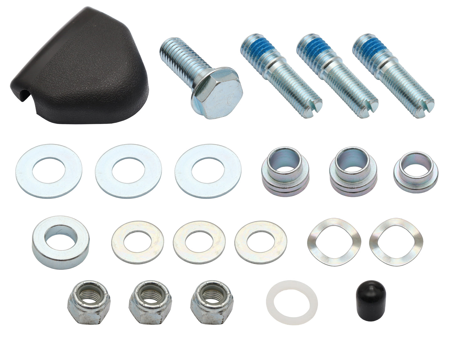 Seat Belt Lap Sash Conversion Fitting kit 1/2UNC, 4 Piece  - K8564