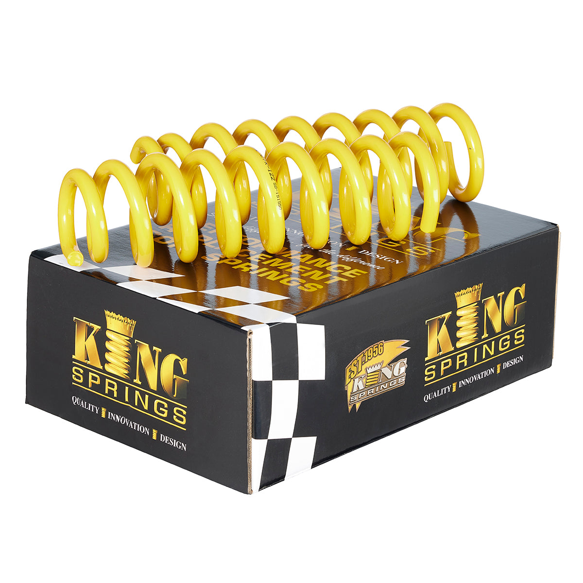 King Springs Coil Spring Pair (Rear - Sport Low / Super Low) Holden VB VC VH VK VL VN VP VR VS Sedan - KHRL-20