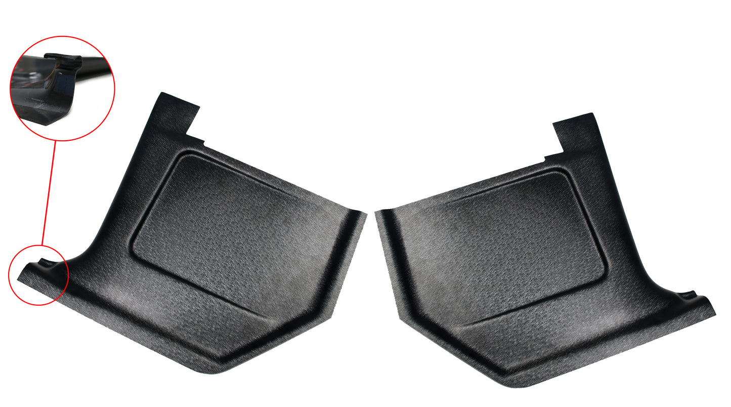 Kick Panels XW XY Falcon ZC ZD Fairlane Black - KP2001