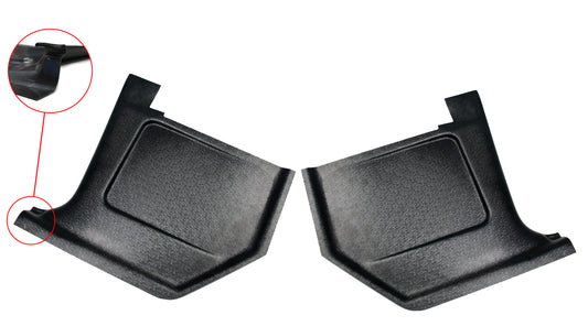 Kick Panels XW XY Falcon ZC ZD Fairlane Black - KP2001