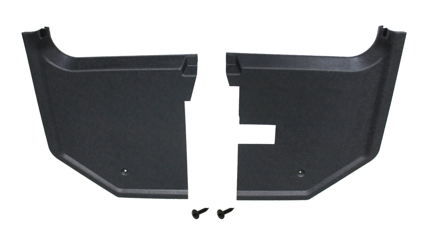 Kick Panels XA XB Falcon ZF ZG Fairlane Black - KP2002