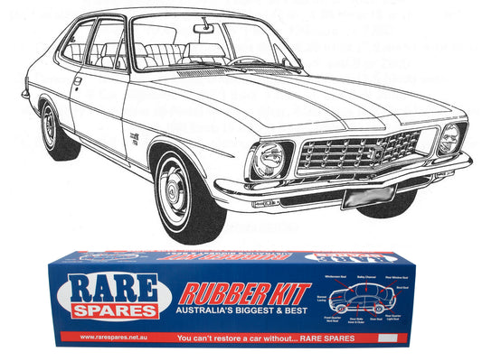 Body Rubber Kit Holden LC LJ Torana Coupe (Gazelle) - LC1C