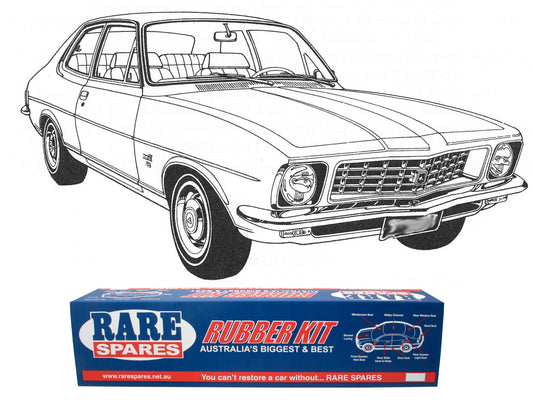 Body Rubber Kit Torana LC LJ Coupe Chamois - LC1CH