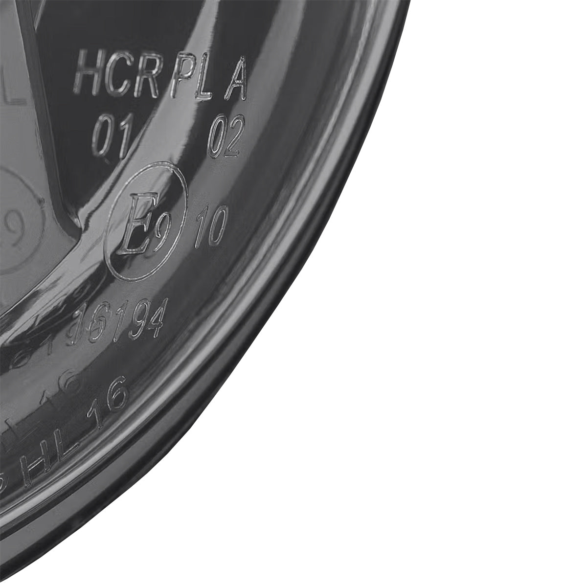 STEDI Carbon 7” LED Black Headlight (Sealed, w/ Parker) - LEDMOTO-CARBON-7BLK