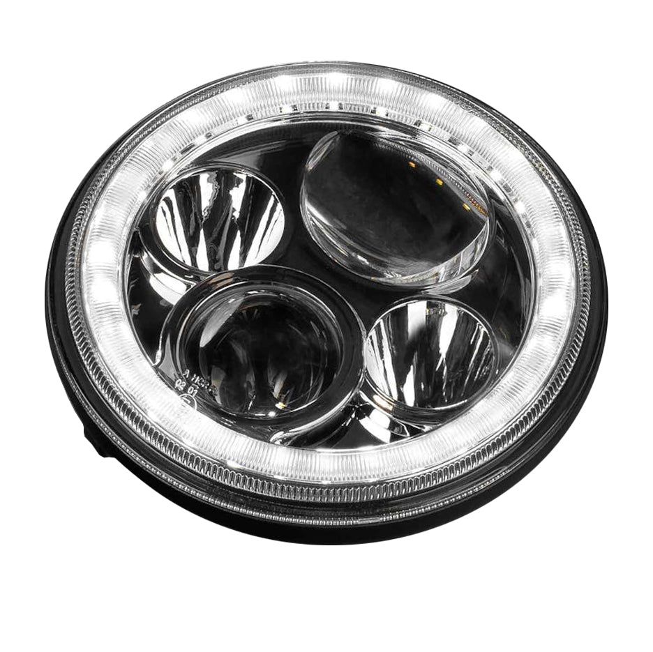 STEDI Iris 7” LED Headlight (Sealed, w/ Parker) - LEDMOTO-IRIS-7