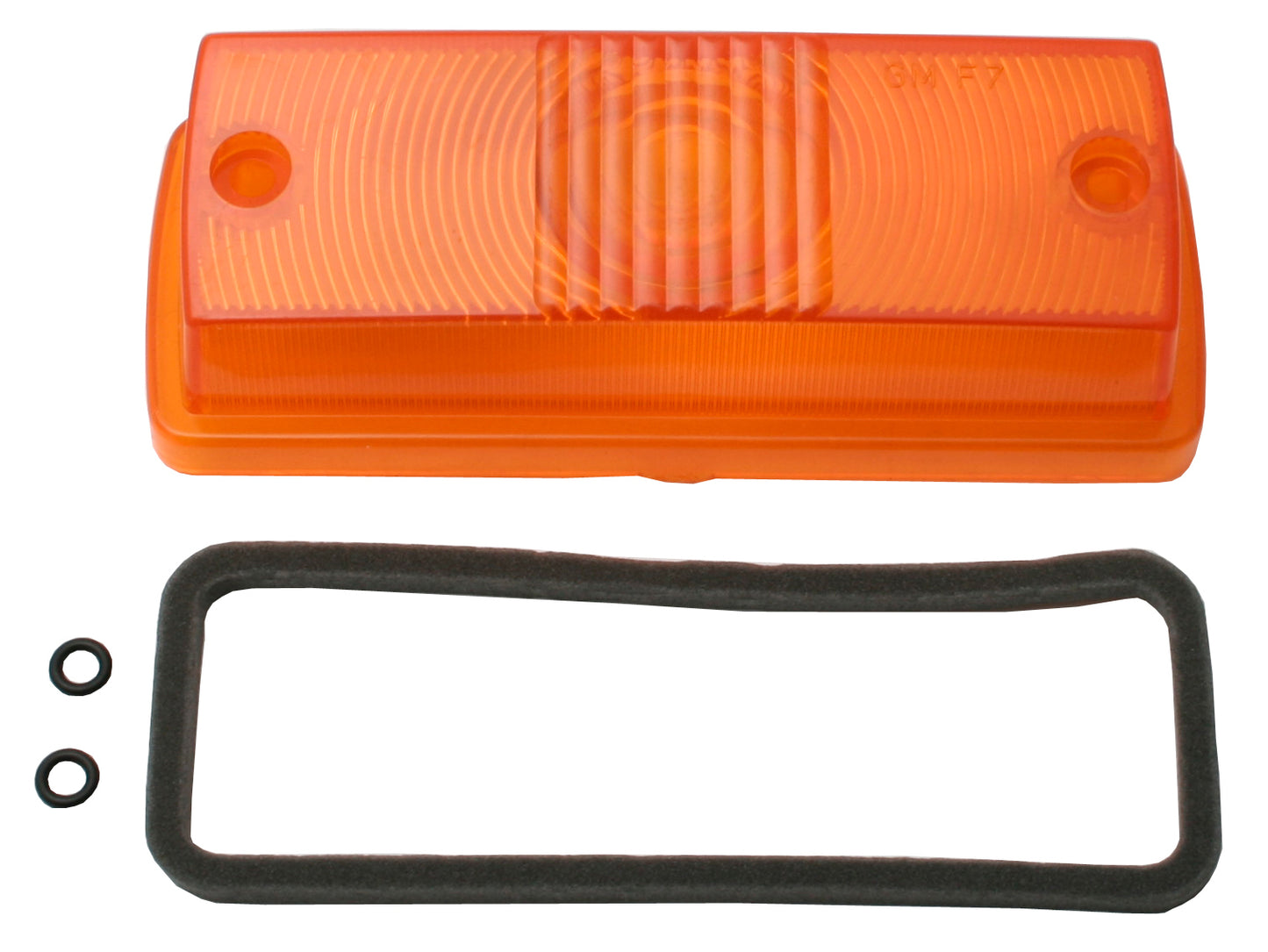Lens & Gasket Front Indicator LC LJ Amber RHF - LFT1020