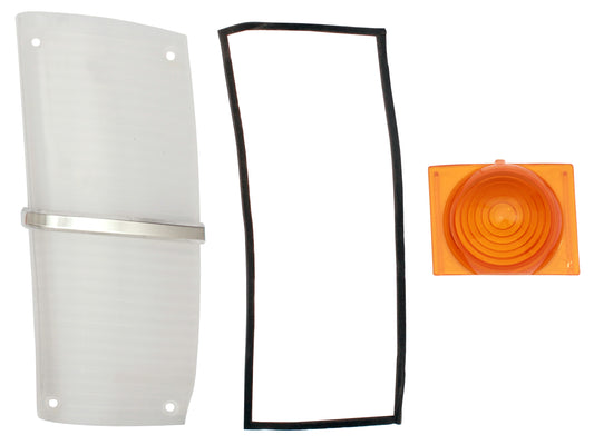 Indicator Lens Front (Outer, Inner & Gasket) XW LH - LFT2007B