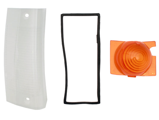 Indicator Lens Front XY LH Inner Outer & Gasket - LFT2009B