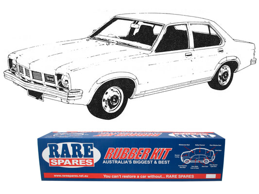 Body Rubber Kit Torana LH LX Sedan Mid Brown - LH1MB