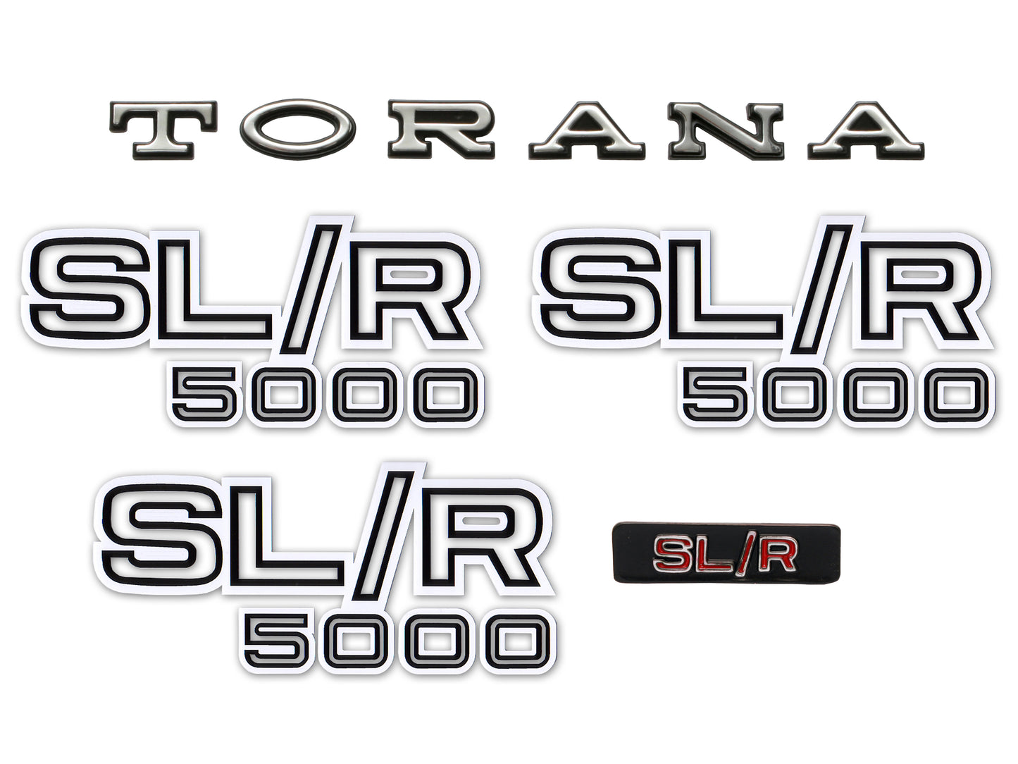 Badge Kit LH Torana SLR 5000 - LHBK5