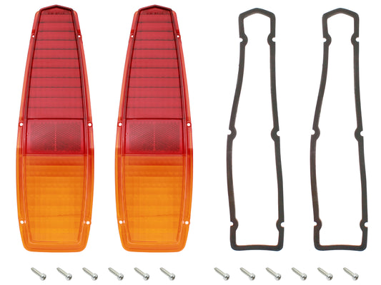 Tail Light Lens HQ HJ HX HZ Wagon Ute Van Statesman Tinted - LRS1017PT