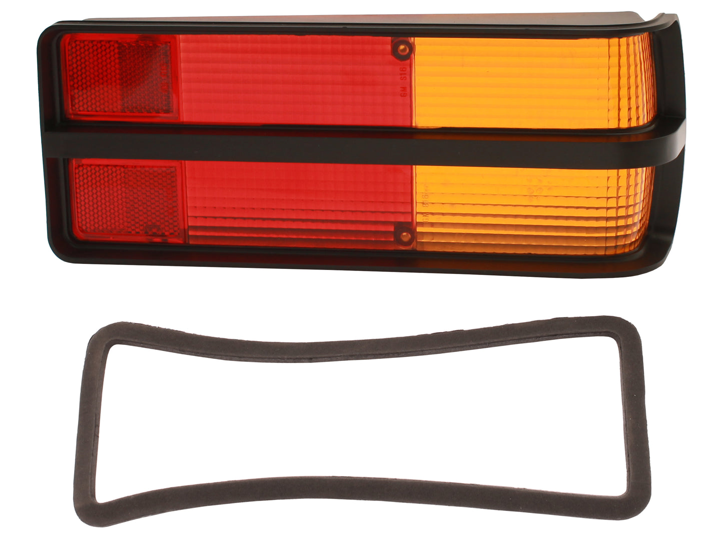 Tail Light Lens LH LX Torana G Pack SLR Black - LRS1041