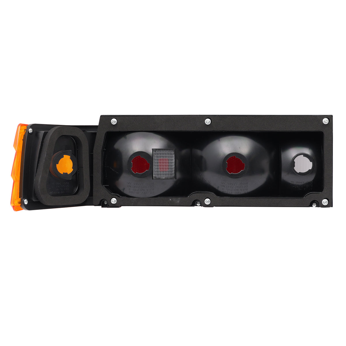 Tail Light Assembly Pair (Amber Indicator) Ford XD Falcon Sedan - LRS2066