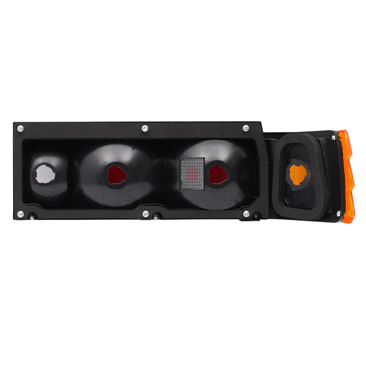 Tail Light Assembly Pair (Amber Indicator) Ford XD Falcon Sedan - LRS2066