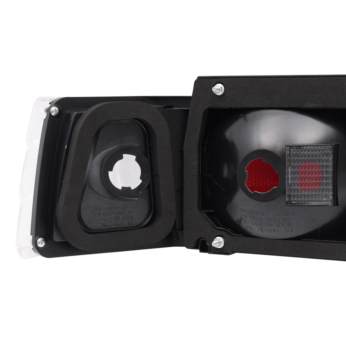 Tail Light Assembly Pair (Clear Indicator) Ford XD Falcon Sedan - LRS2069