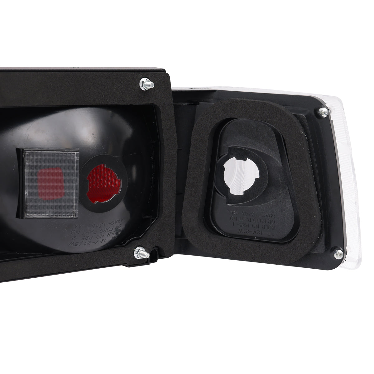 Tail Light Assembly Pair (Clear Indicator) Ford XD Falcon Sedan - LRS2069