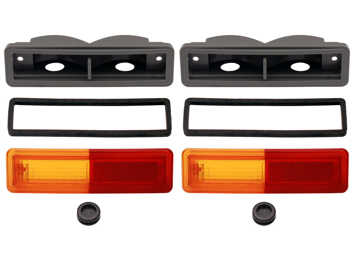 Lens Rear Quarter Panel Side Light XA XB ZF ZG Pair - LSM2002