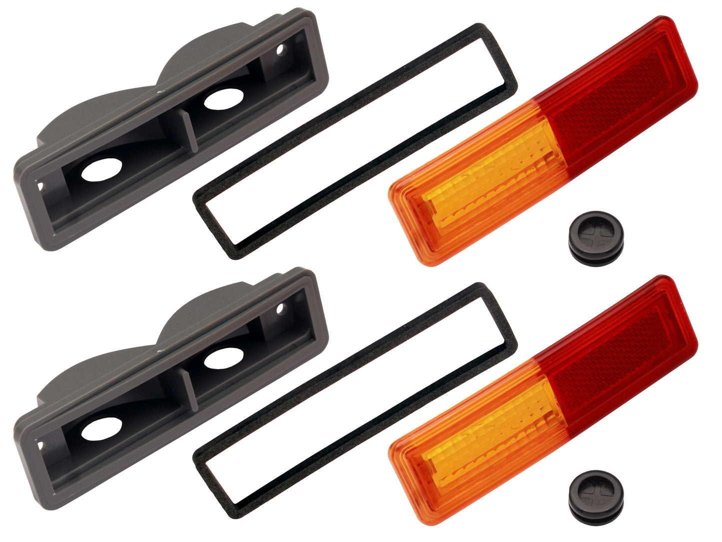 Lens Rear Quarter Panel Side Light XA XB ZF ZG Pair - LSM2002