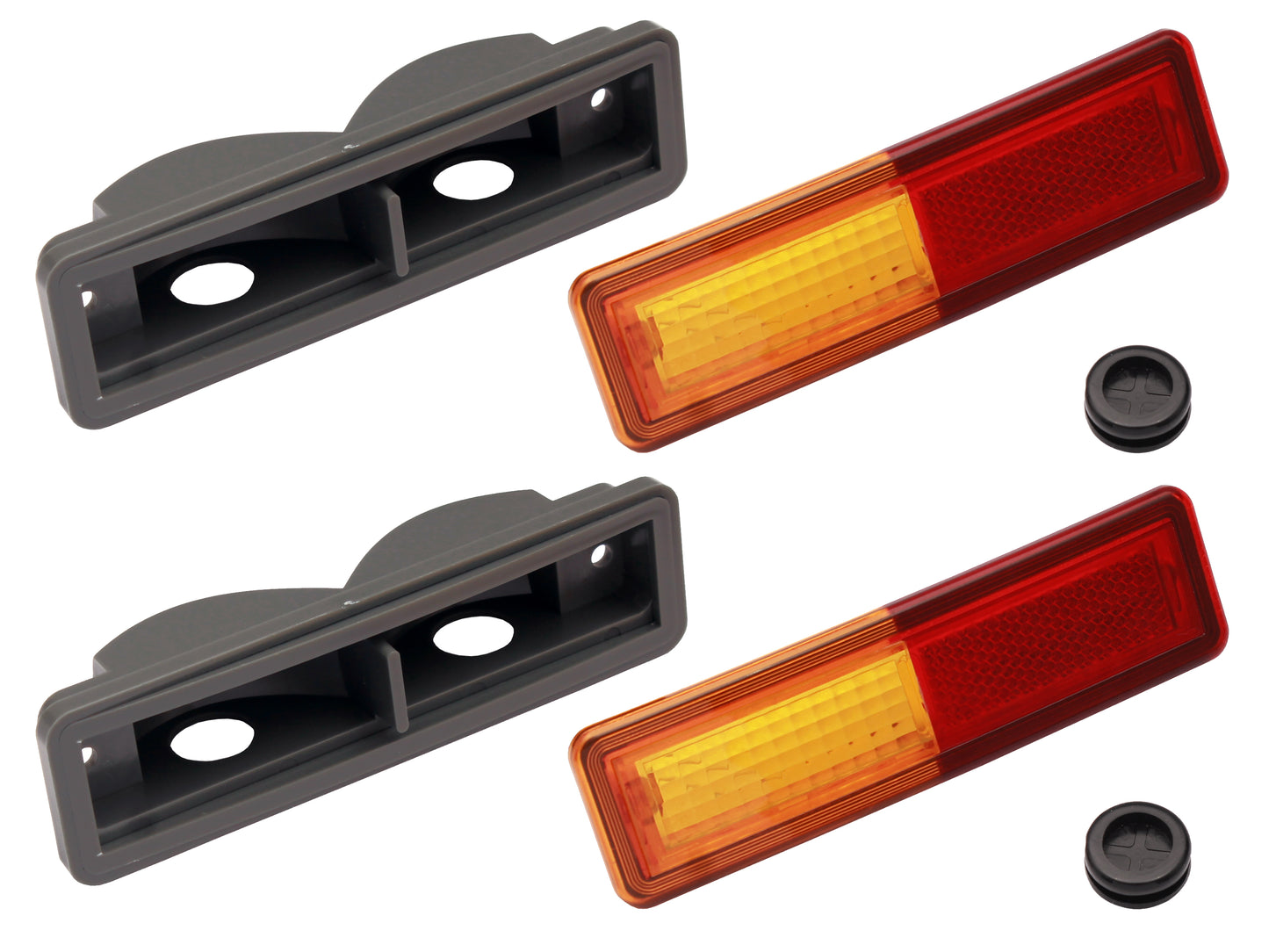 Lens Rear Quarter Panel Side Light XA XB ZF ZG Pair - LSM2002