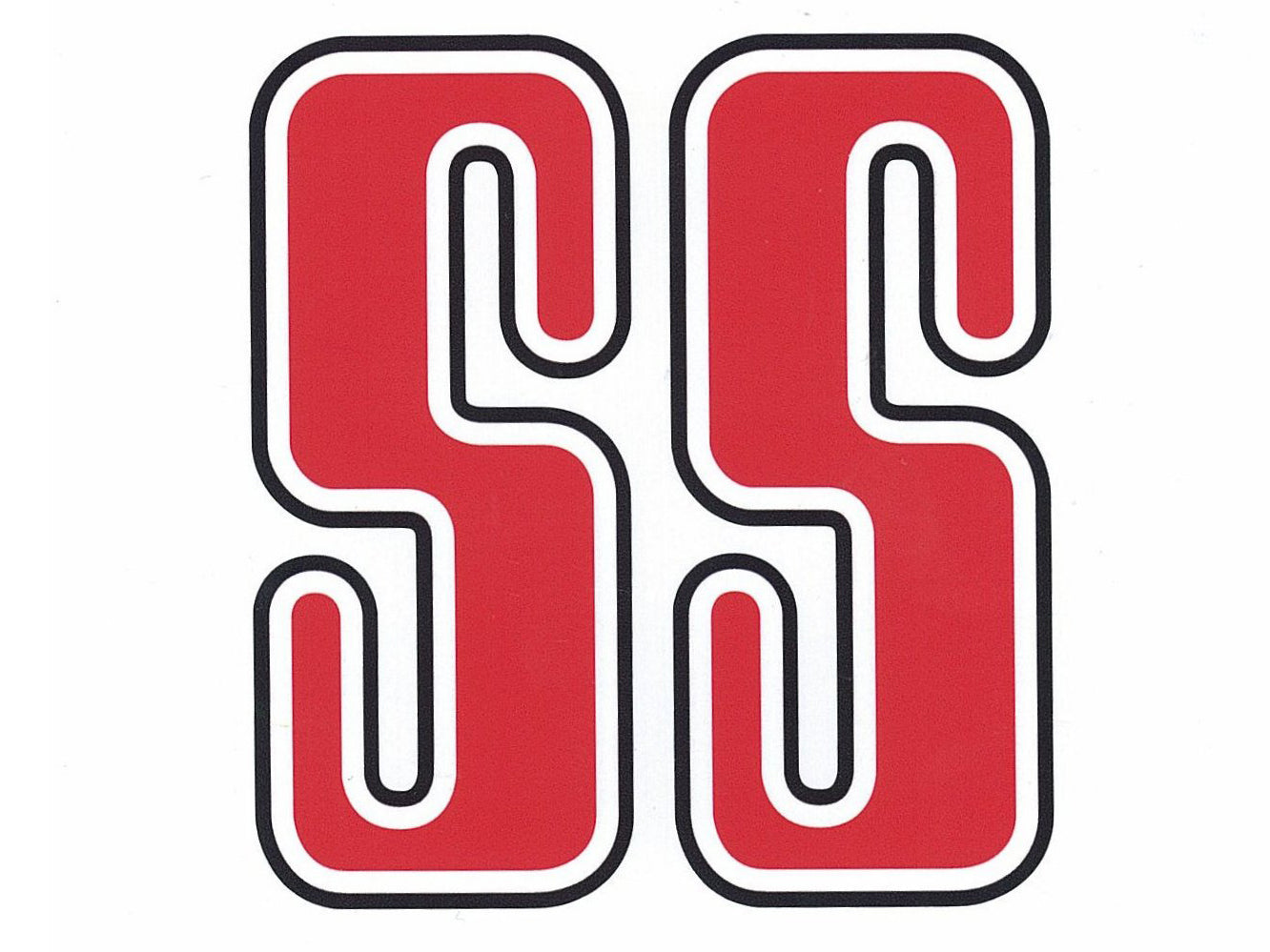 Rear Panel Decal ‘SS’ Holden LX Hatchback - 9936332