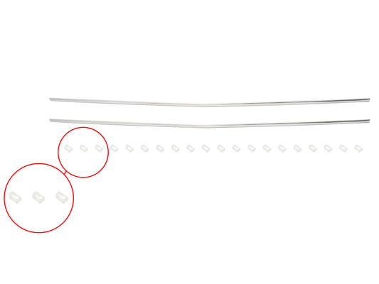 Boot Lid Moulding Kit HG Monaro & Sedan With Clips - M1013