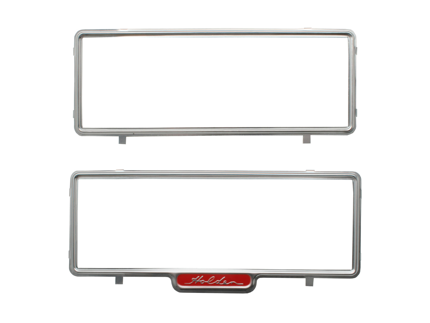 Number Plate Frames (Pair) Holden Script On 1 Only - M31957