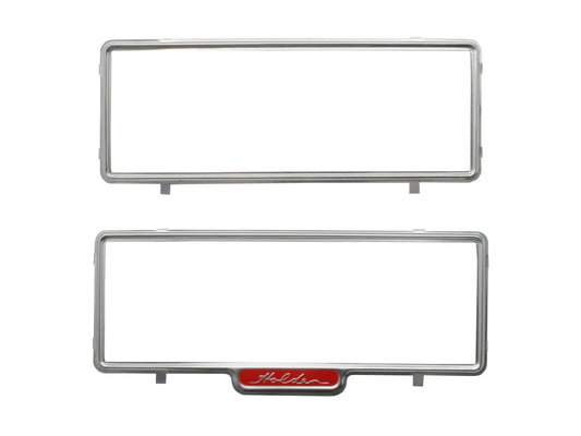 Number Plate Frames (Pair) Holden Script On 1 Only - M31957