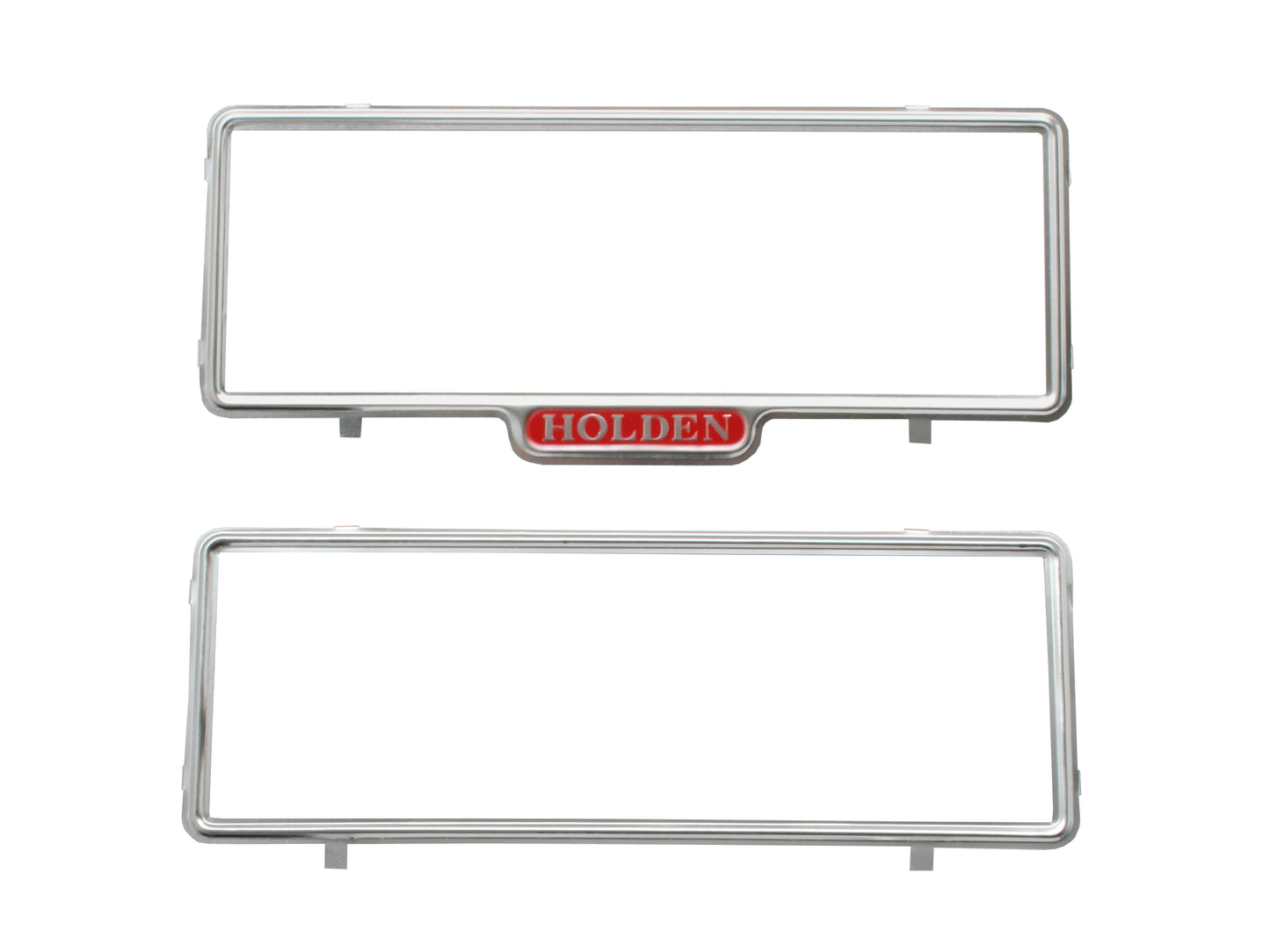 Number Plate Frames (Pair) "Holden" On 1 Only - M37843
