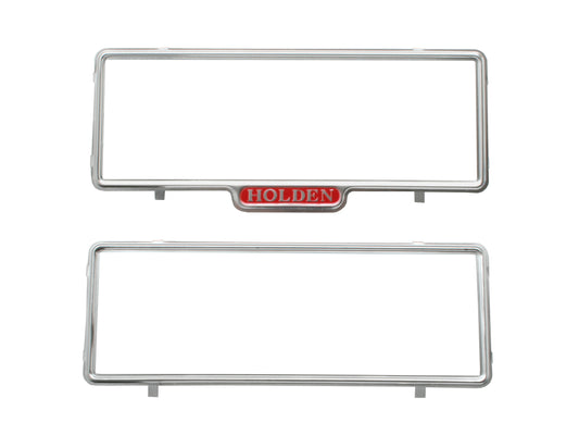 Number Plate Frames (Pair) "Holden" On 1 Only - M37843