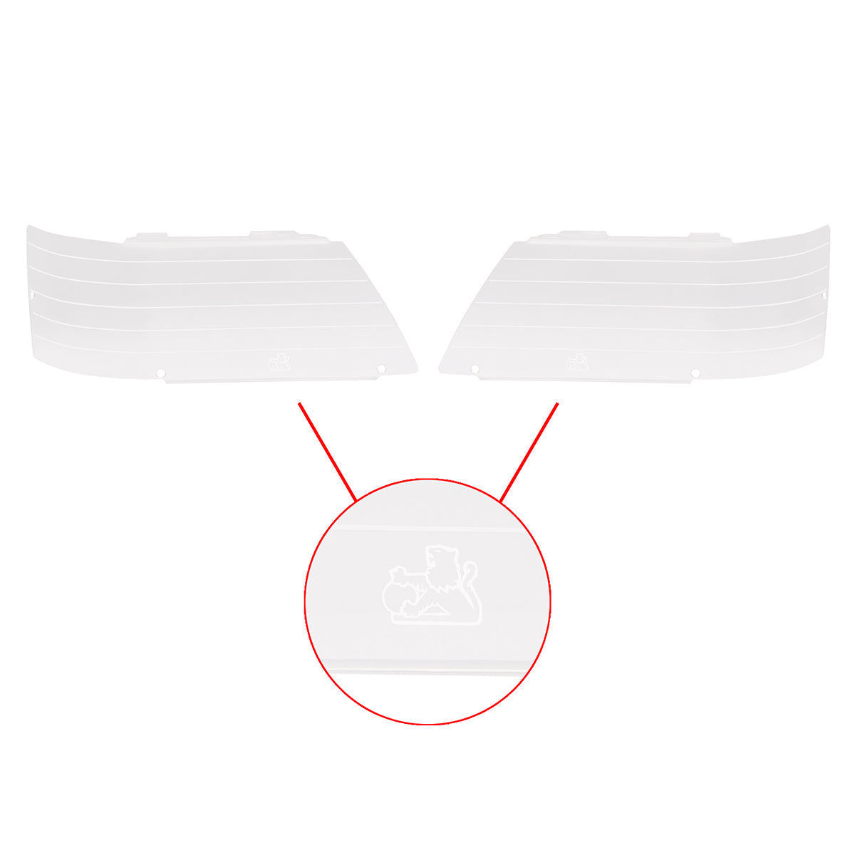 Headlight Protector Commodore VH VK Pair All - M39050