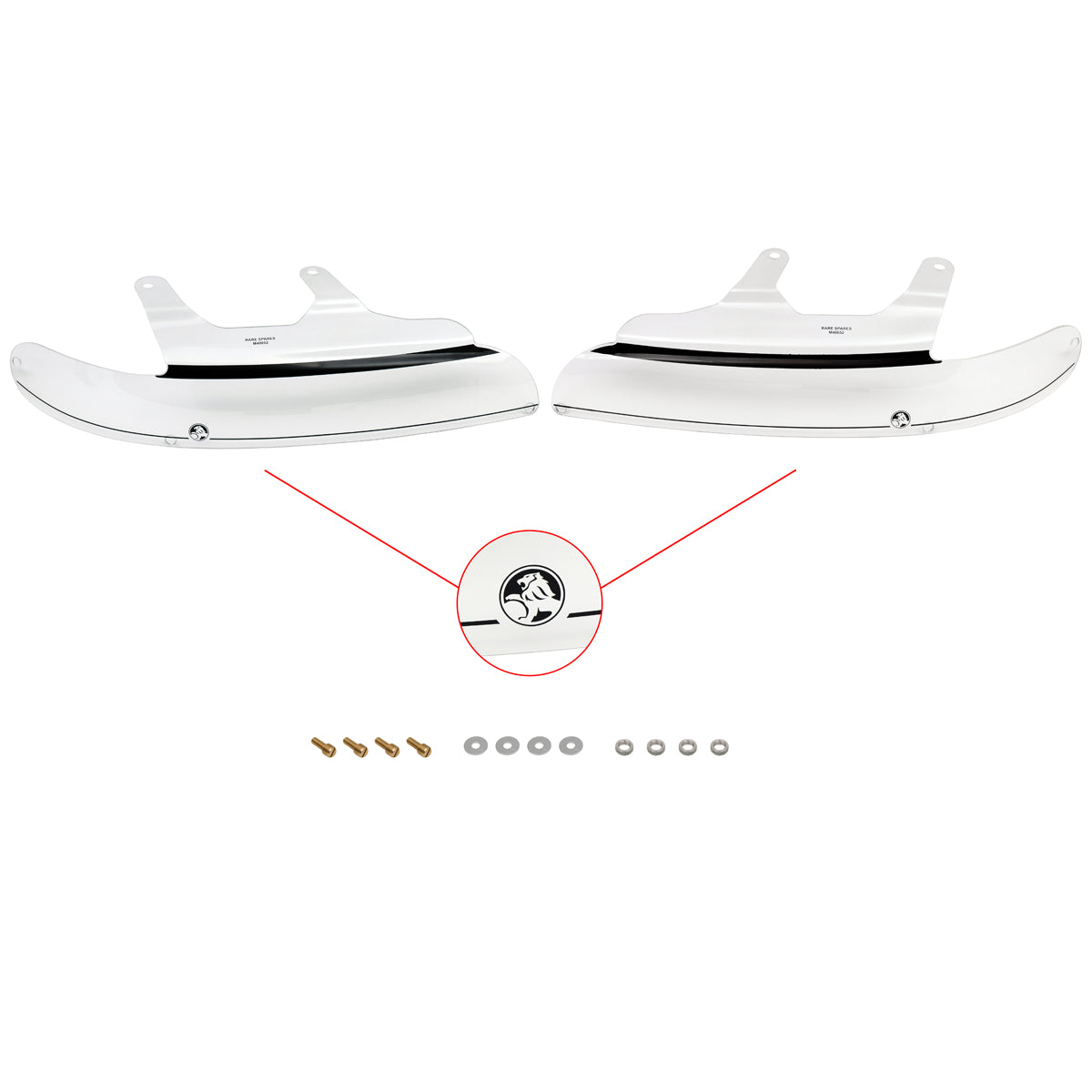 Headlight Protector Pair Holden VR VS Commodore - M40652