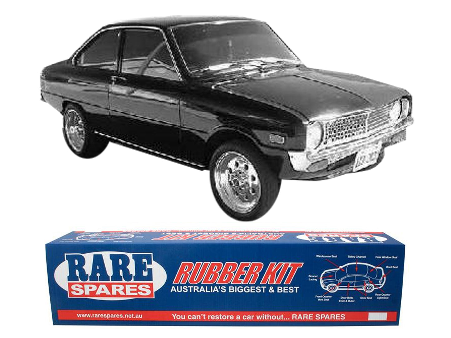 Body Rubber Kit Suits Mazda R100 - MAZ19