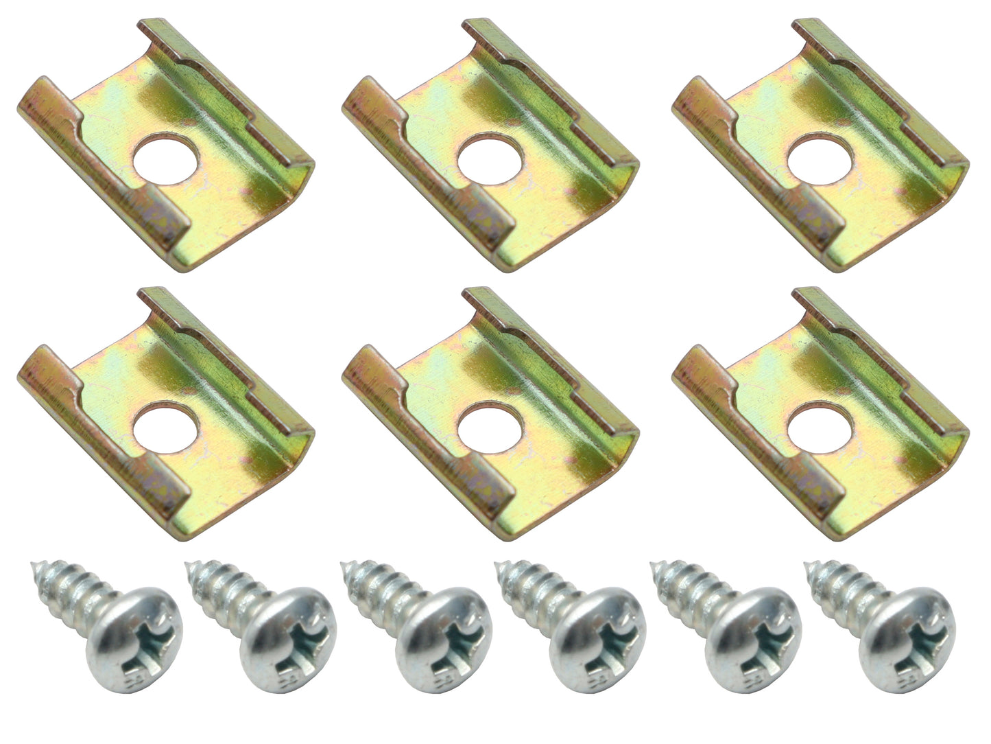 Universal Moulding Metal Push On With Screw Clip Kit - MB0006