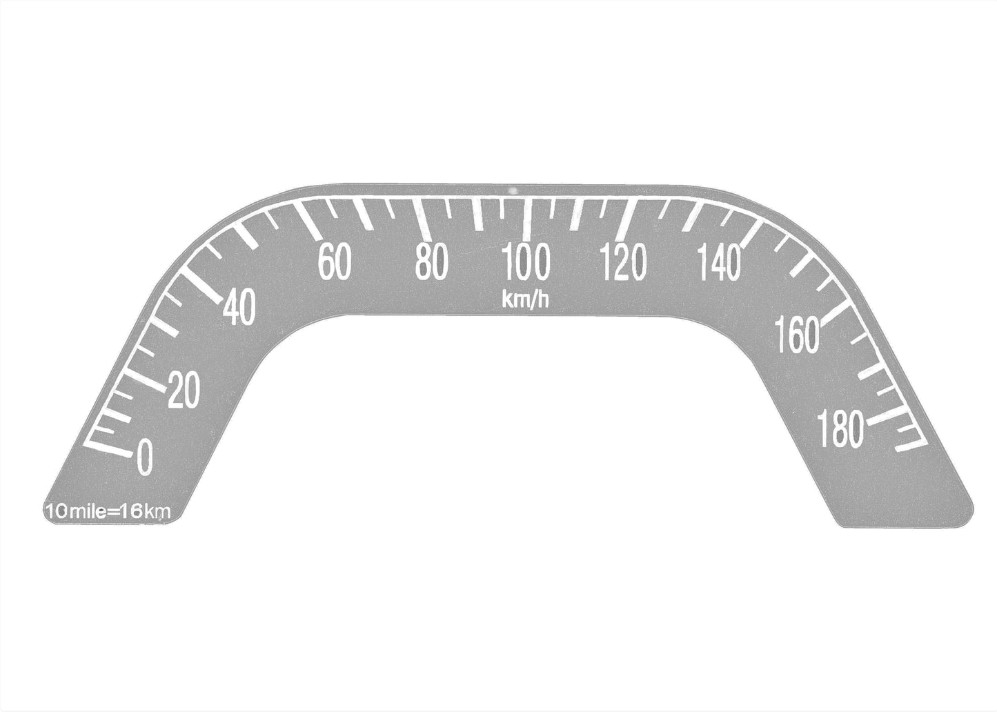 Decal Metric Speedo Conversion EH Holden - MSC2001
