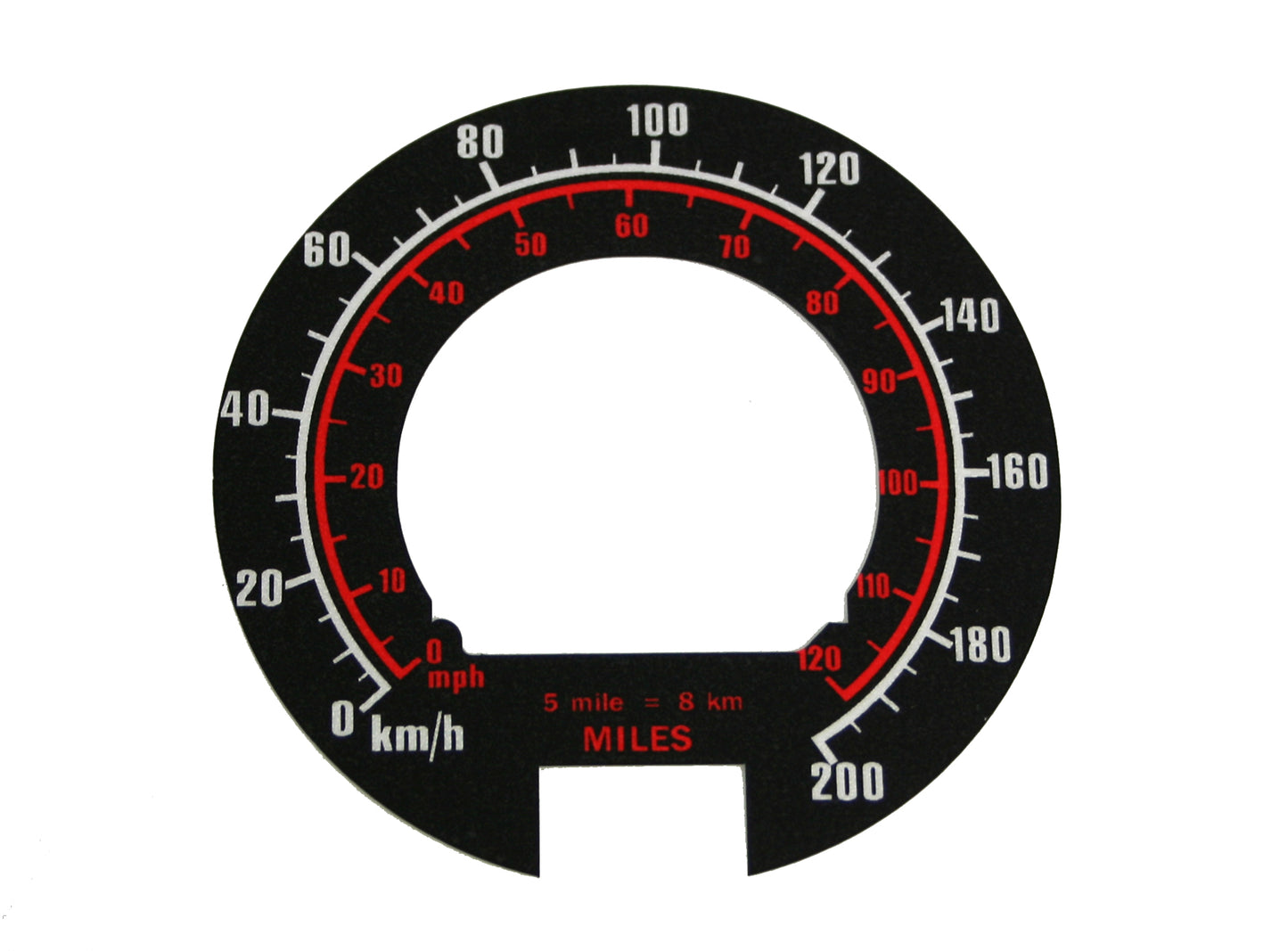Decal Metric Speedo Conversion HT & HG Holden - MSC2004