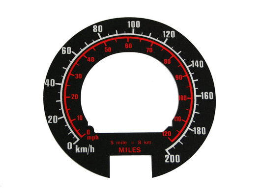 Decal Metric Speedo Conversion HT & HG Holden - MSC2004