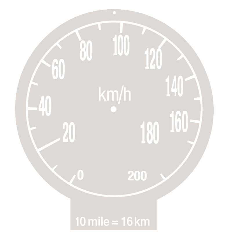 Decal Metric Speedo Conversion HD HR Holden - MSC2101