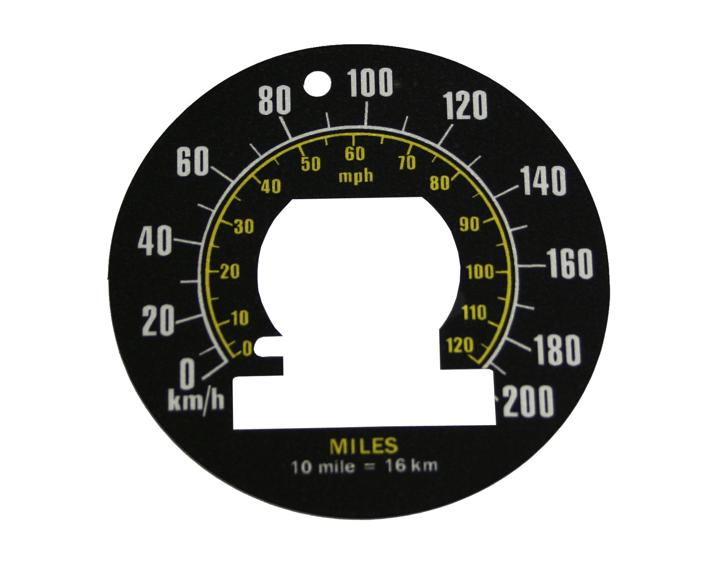 Decal Metric Speedo Conversion LC LJ GTR XU1 - MSC2104