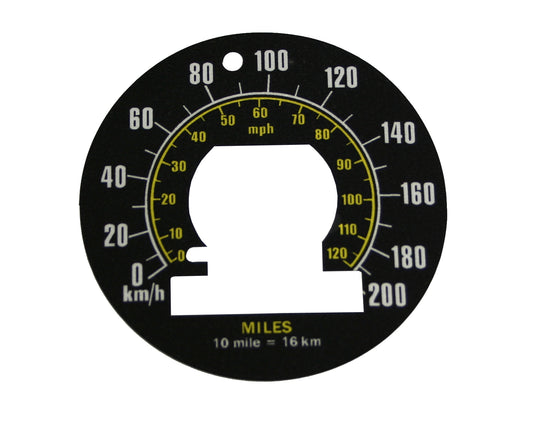 Decal Metric Speedo Conversion LC LJ GTR XU1 - MSC2104