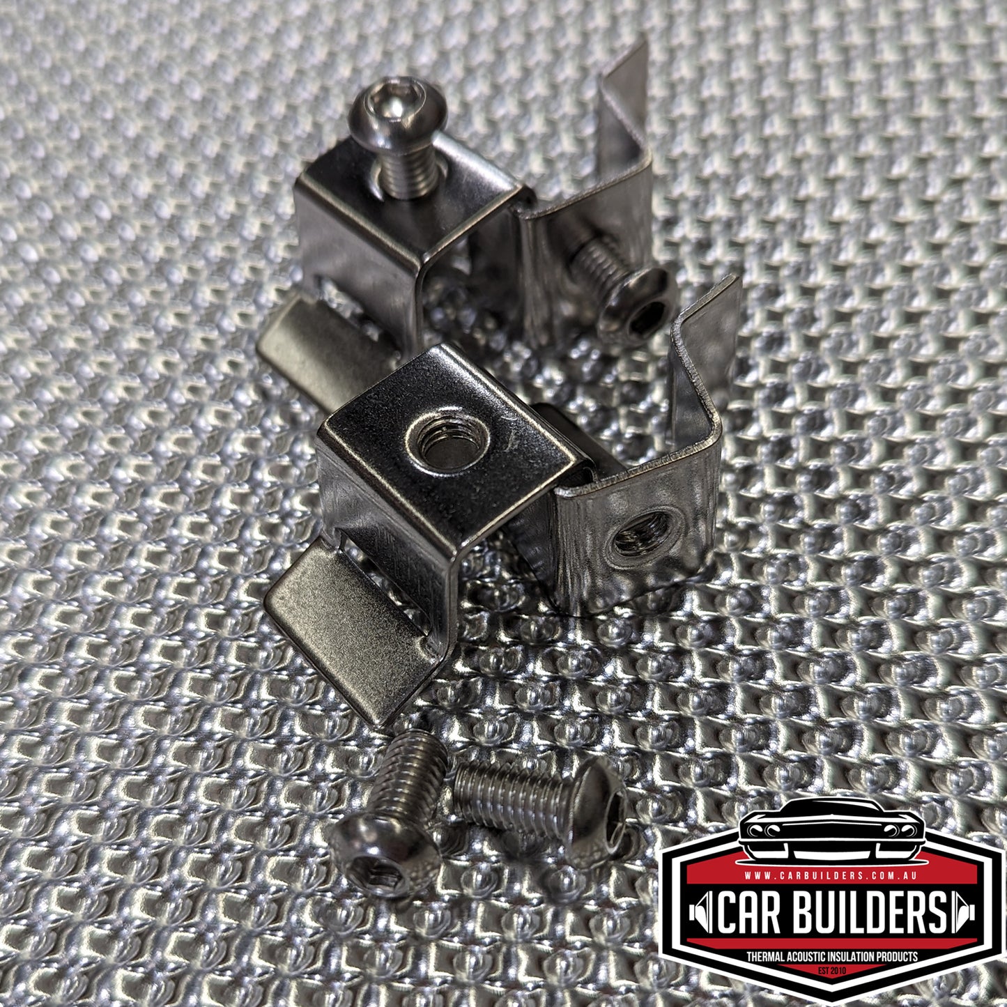 Car Builders Exhaust Heat Shield Mount Pack - MTPK