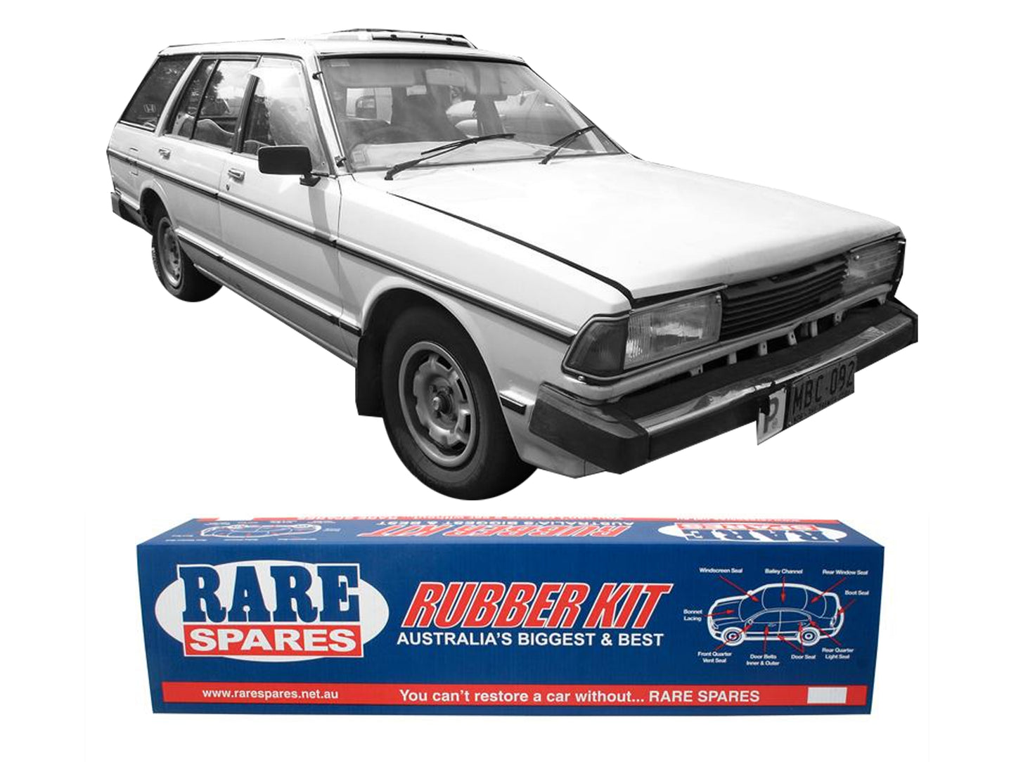 Body Rubber Kit Suits Nissan Bluebird Series 1 2 & 3 Wagon - NIS2