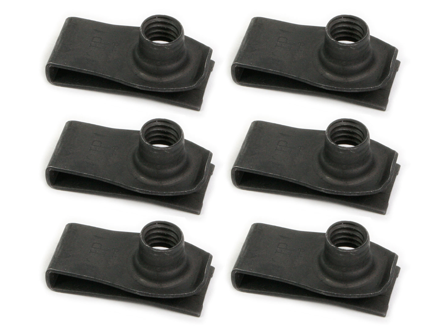 Universal J Nut Kit 5/16" - 18 Black 6 Pcs - NJ0002