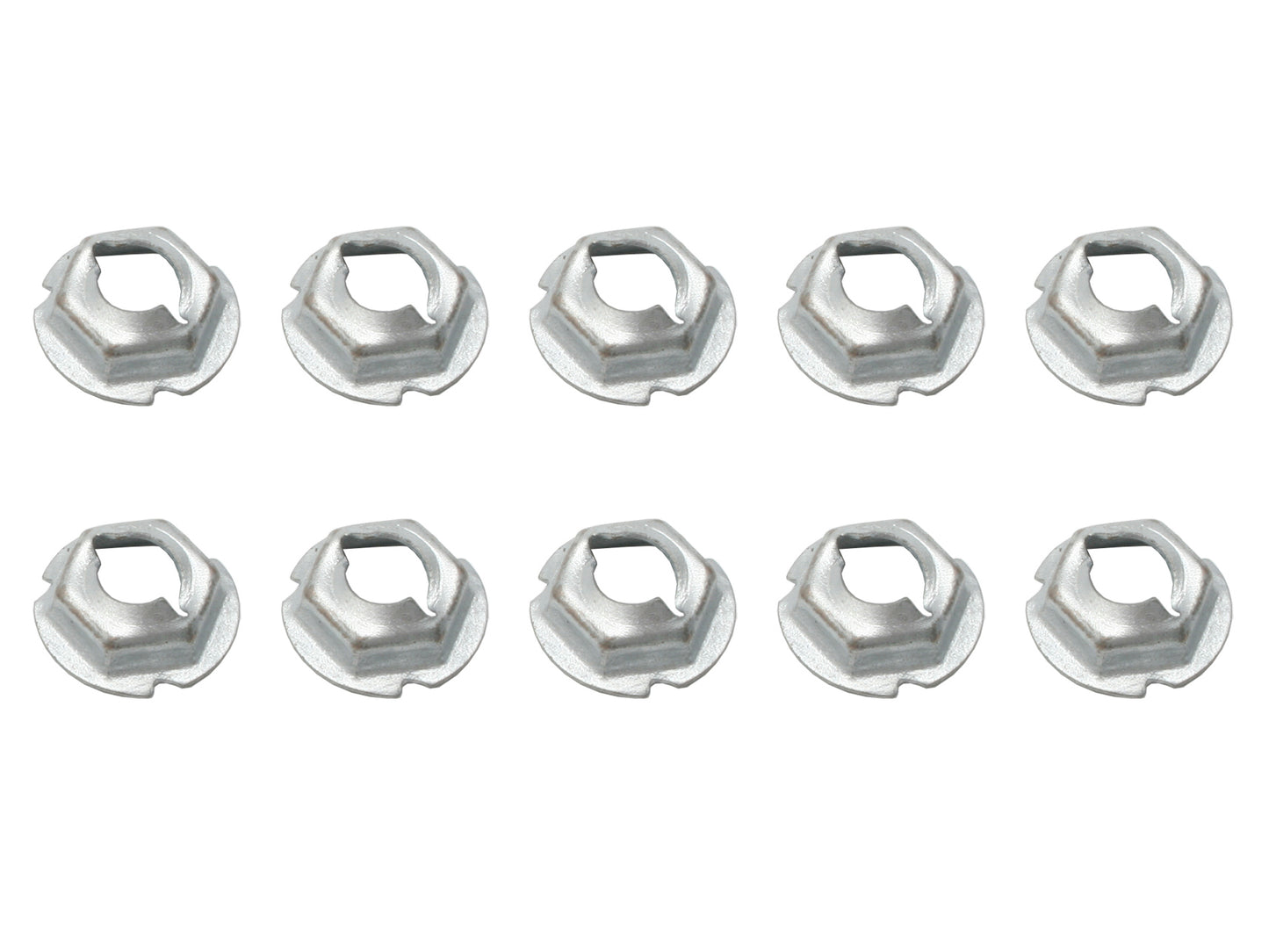 Universal Speed Nut Kit 7/16" Hex Suit 1/4" Stud (10 Pcs) - NS0004