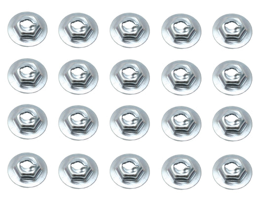 Universal Speed Nut Kit 1/8" Stud 5/16" Hex 17/32" 20pcs - NS0010